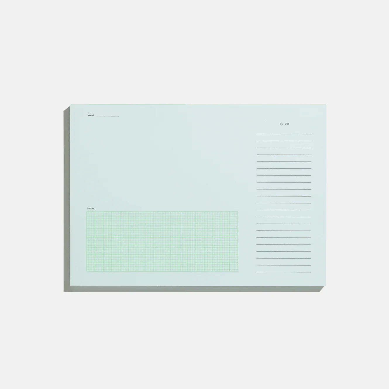 Before Breakfast Desktop Notepad Pale Blue - Laywine's