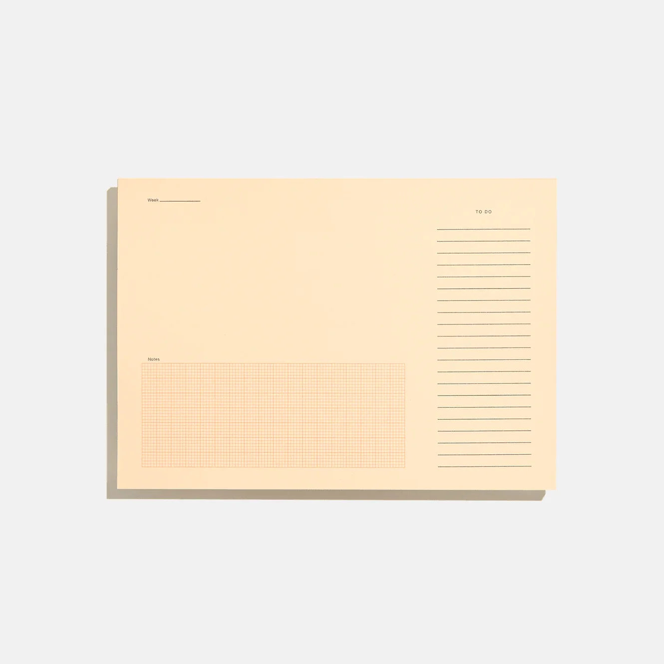 Before Breakfast Desktop Notepad Pale Salmon - Laywine's