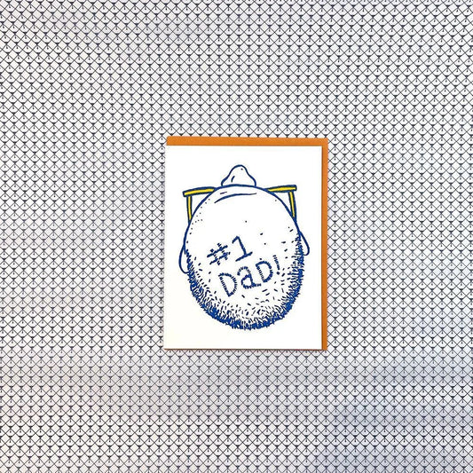 Bench Pressed #1 Dad Card - Laywine's