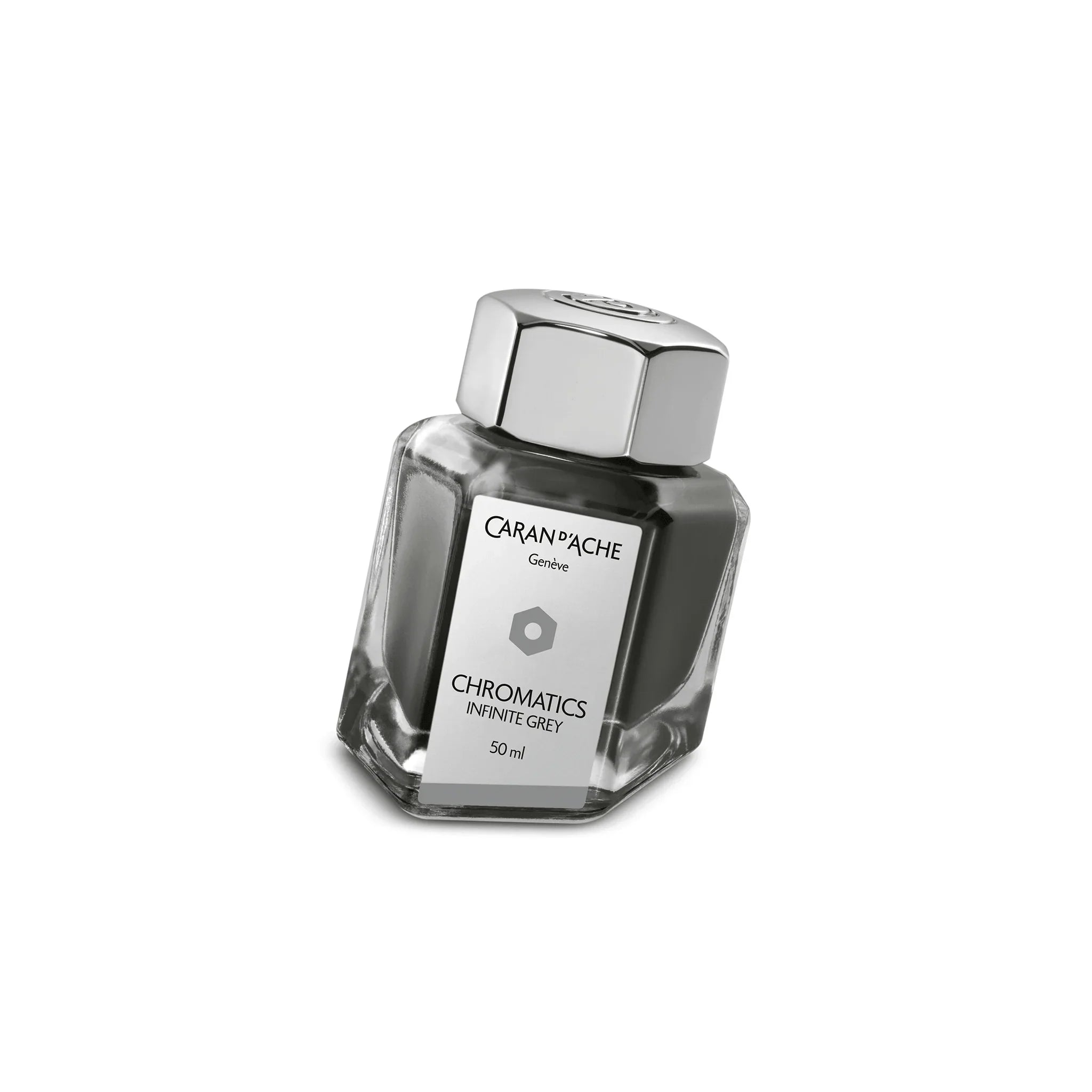 Caran D'Ache Chromatics Ink Bottle Infinite Grey 50ml - Laywine's