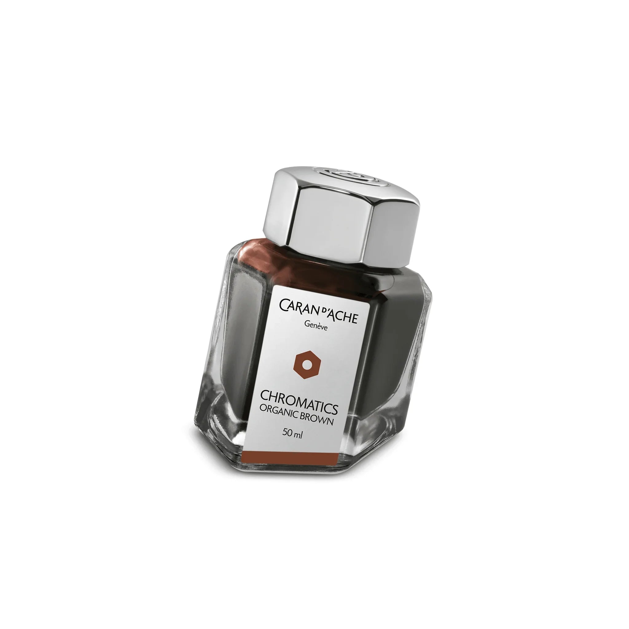 Caran D'Ache Chromatics Ink Bottle Organic Brown 50ml - Laywine's