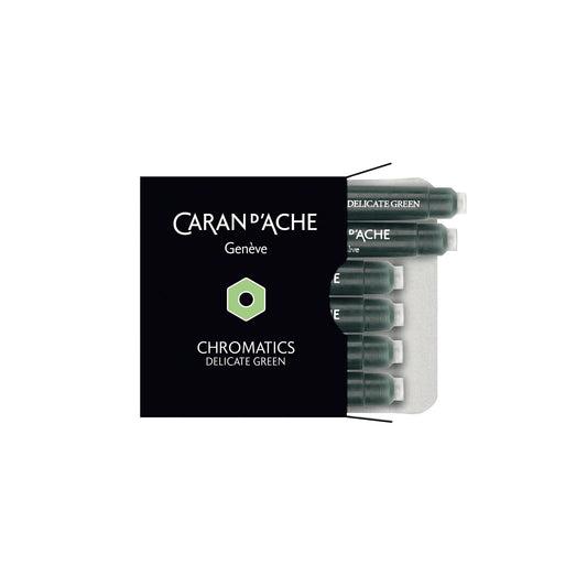 Caran d'Ache Chromatics Ink Cartridge Delicate Green - Laywine's