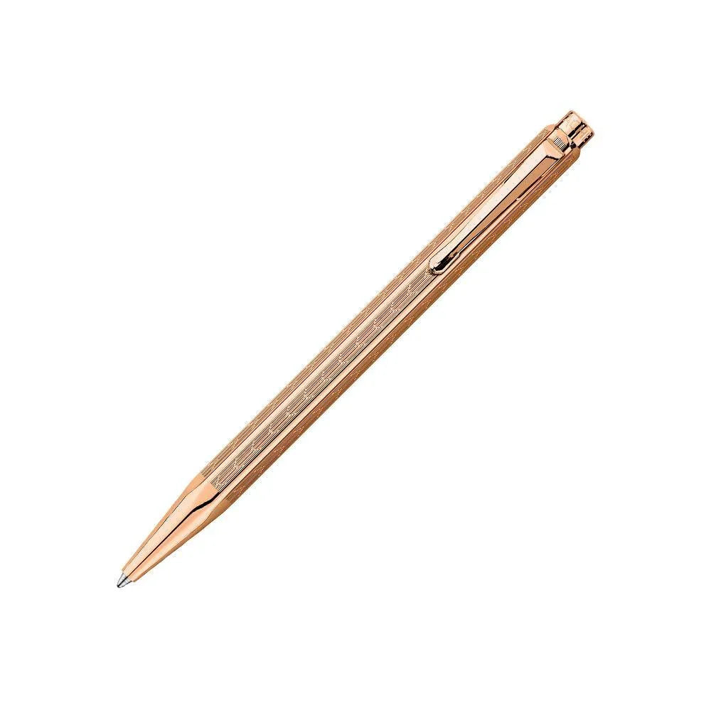 Caran d’Ache Ecridor Chevron Rose Gold Ballpoint Pen - Laywine's