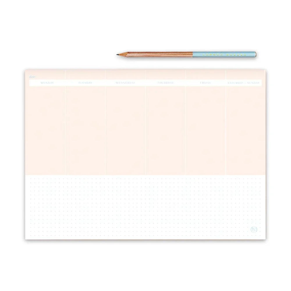 Common Modern Ginkgo Pop On Track Weekly Planner A4 - Laywine's