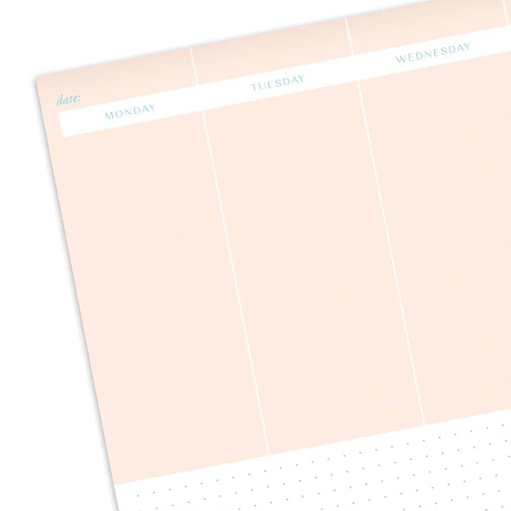 Common Modern Ginkgo Pop On Track Weekly Planner A4 - Laywine's