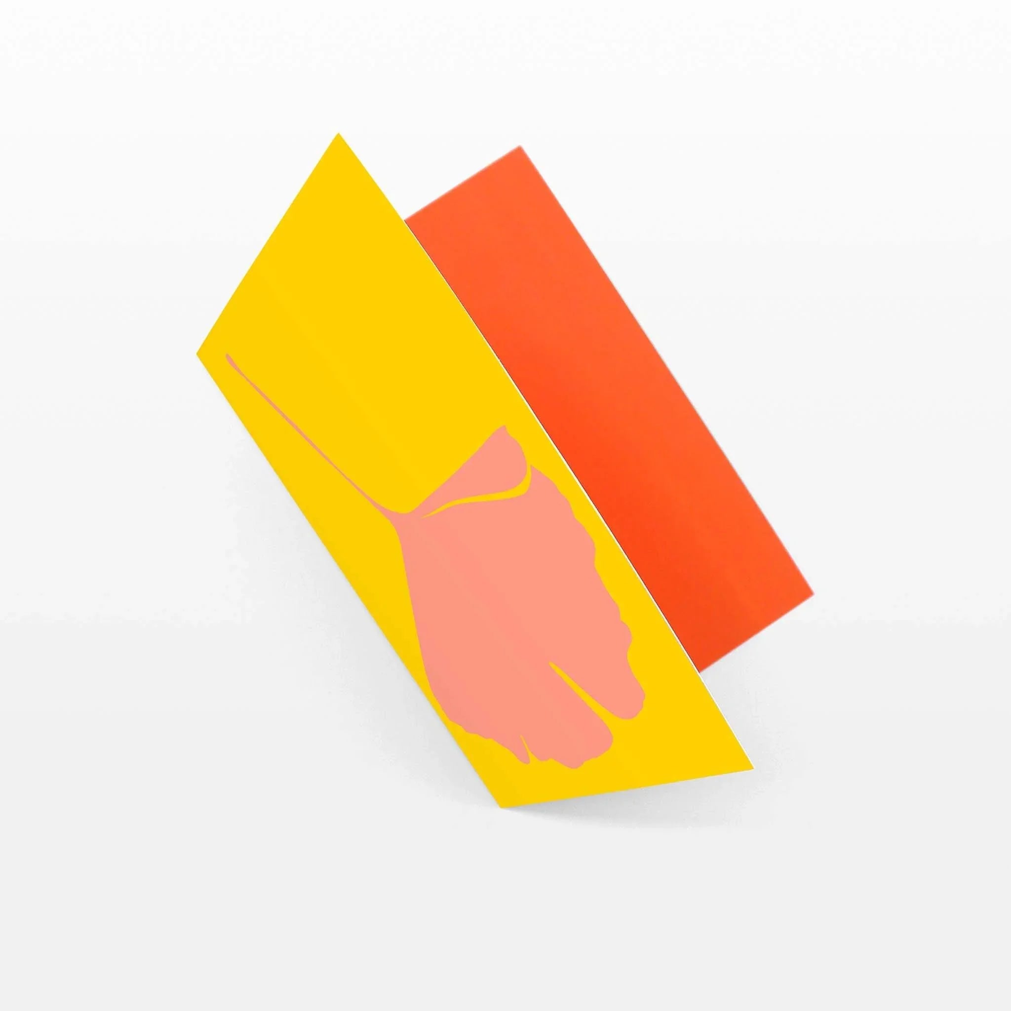 Common Modern Ginkgo Pop Yellow/Pink Card - Laywine's