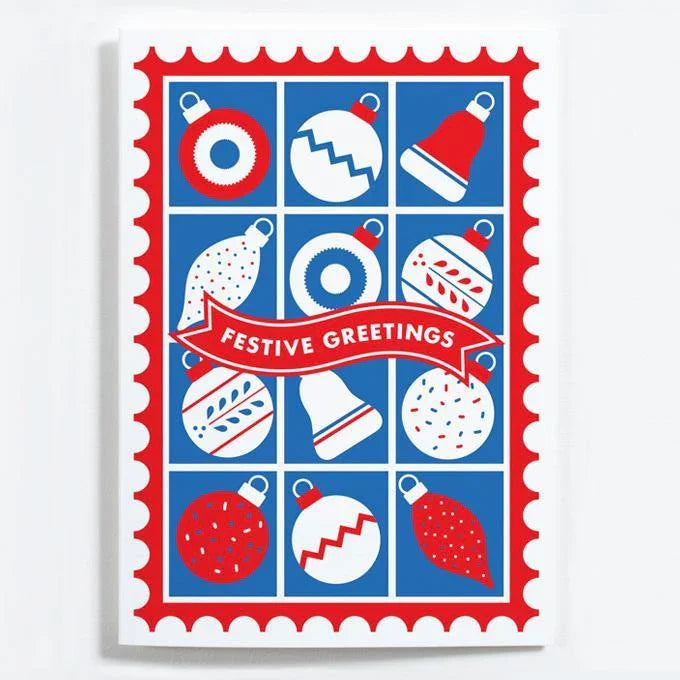 Crispin Finn Festive Greetings Card - Laywine's