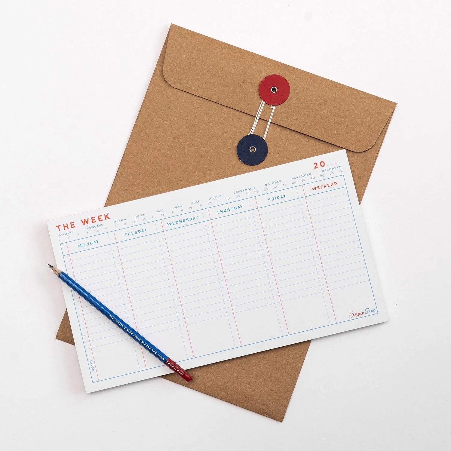 Crispin Finn The Week Pad - Laywine's