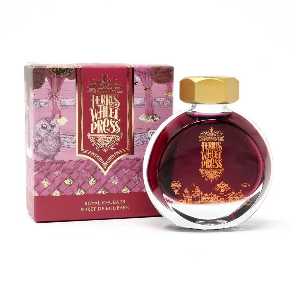 Ferris Wheel Press Royal Rhubarb Ink Bottle 38ml - Laywine's