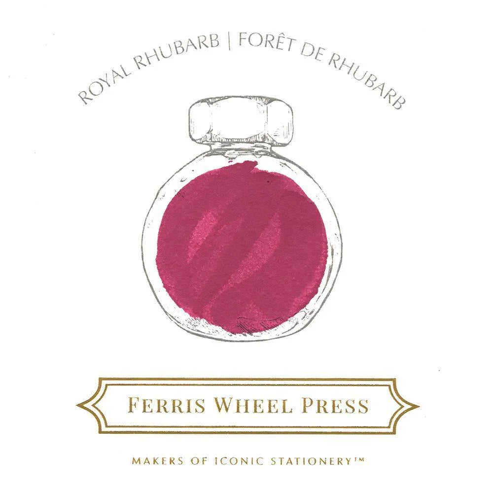 Ferris Wheel Press Royal Rhubarb Ink Bottle 38ml - Laywine's