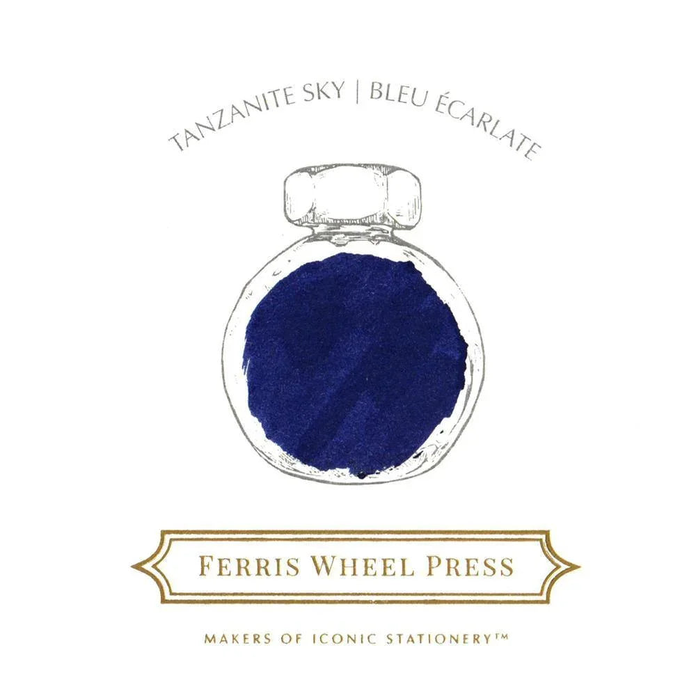 Ferris Wheel Press Tanzanite Sky Ink Bottle 38ml - Laywine's
