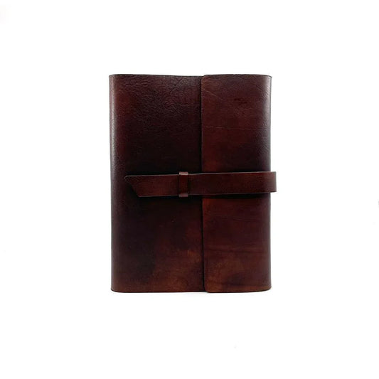 Fiorentina Antiqued Calf Leather Refillable Journal - Laywine's