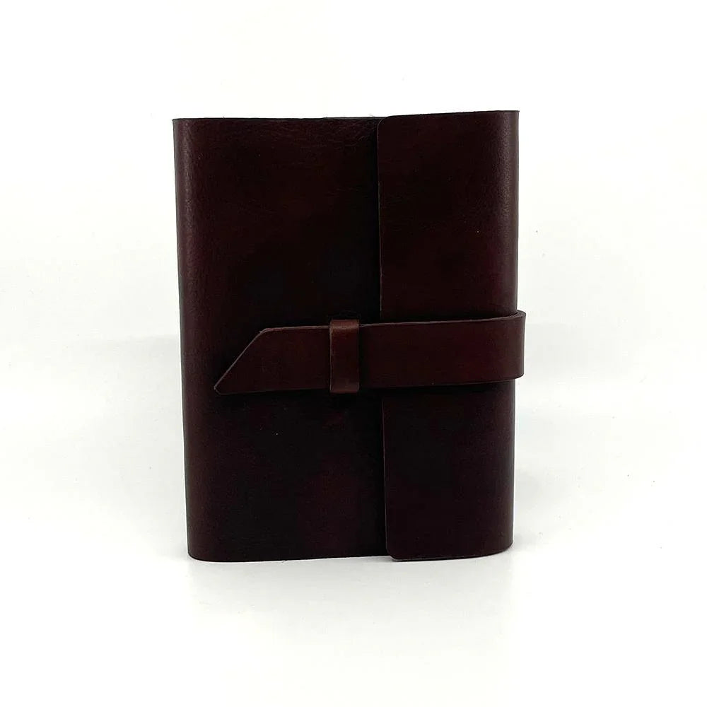 Fiorentina Antiqued Calf Leather Refillable Journal - Laywine's
