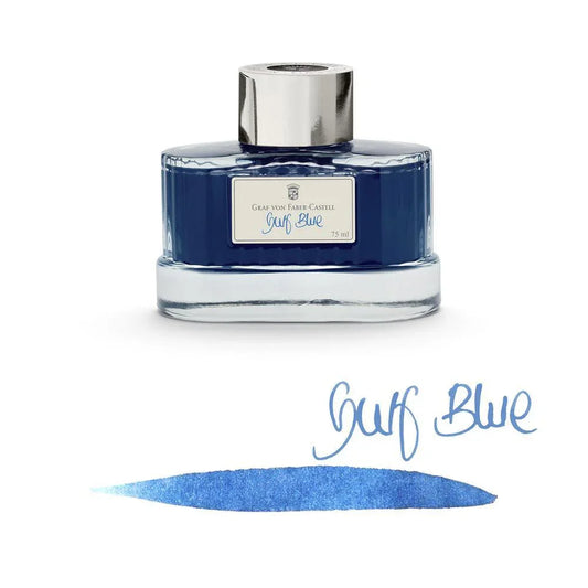 Graf von Faber-Castell Ink Bottle Gulf Blue 75ml - Laywine's