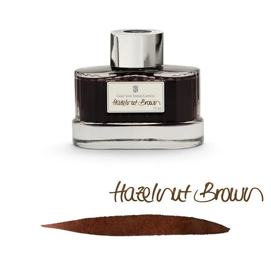 Graf von Faber-Castell Ink Bottle Hazelnut Brown 75ml - Laywine's