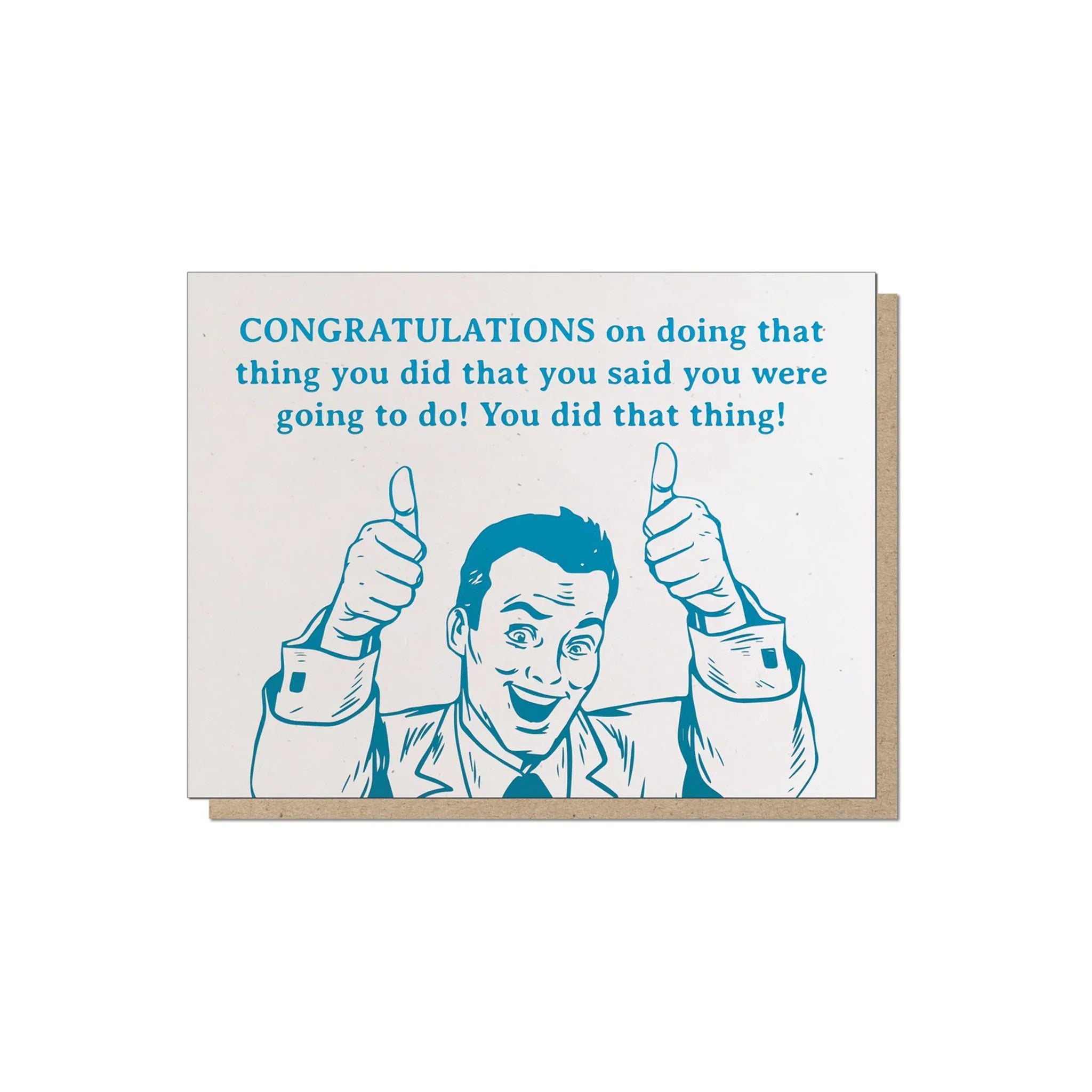 Guttersnipe Press Congrats For That Thing Card - Laywine's