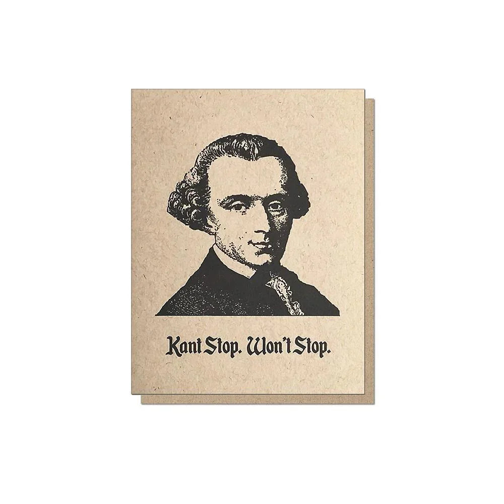 Guttersnipe Press Kant Stop Card - Laywine's