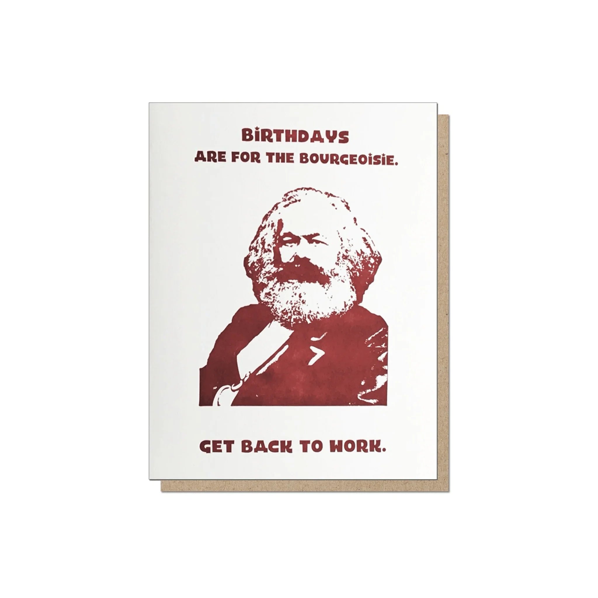 Guttersnipe Press Marx Birthday Card - Laywine's