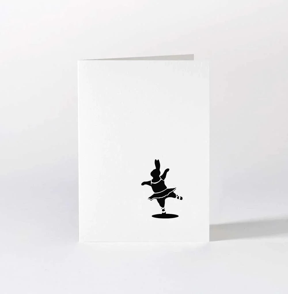 HAM Ballet Dancing Rabbit Card - Laywine's