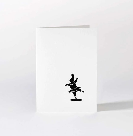 HAM Ballet Dancing Rabbit Card - Laywine's