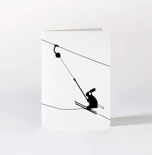 HAM Button Lift Rabbit Card - Laywine's