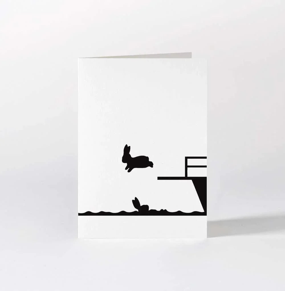 HAM Diving Rabbit Card - Laywine's