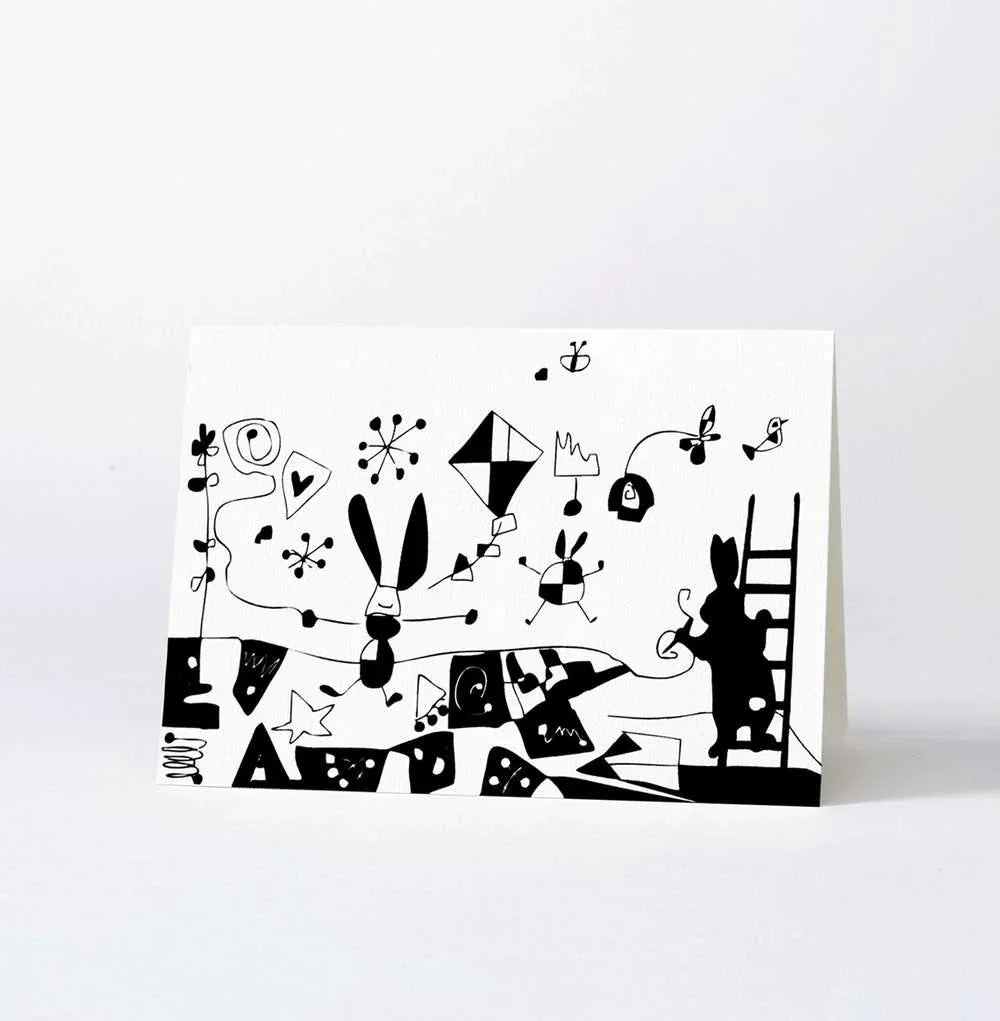 HAM Graffiti Rabbit Card - Laywine's