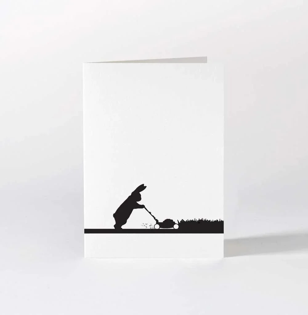 HAM Mowing Rabbit Card - Laywine's