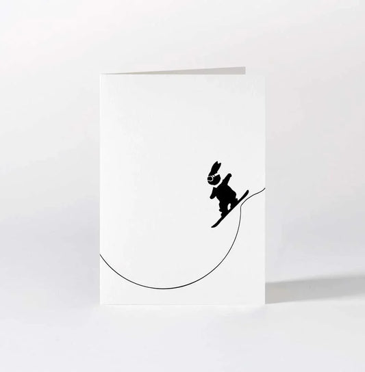 HAM Snowboarding Rabbit Card - Laywine's