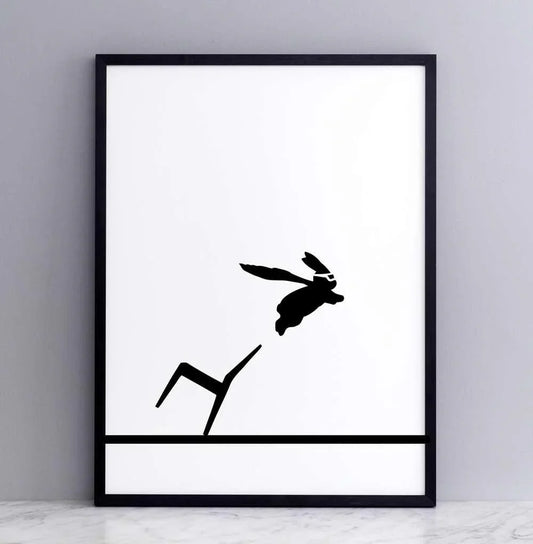 HAM Superhero Rabbit Print - Laywine's