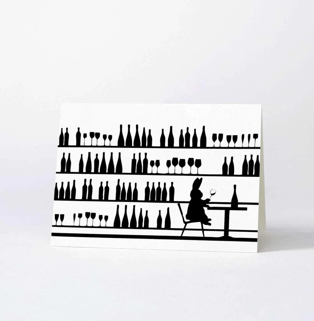 HAM Wine Tasting Rabbit Card - Laywine's