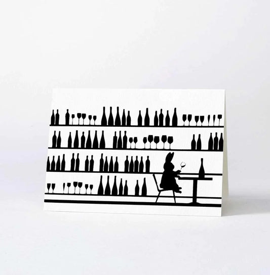 HAM Wine Tasting Rabbit Card - Laywine's