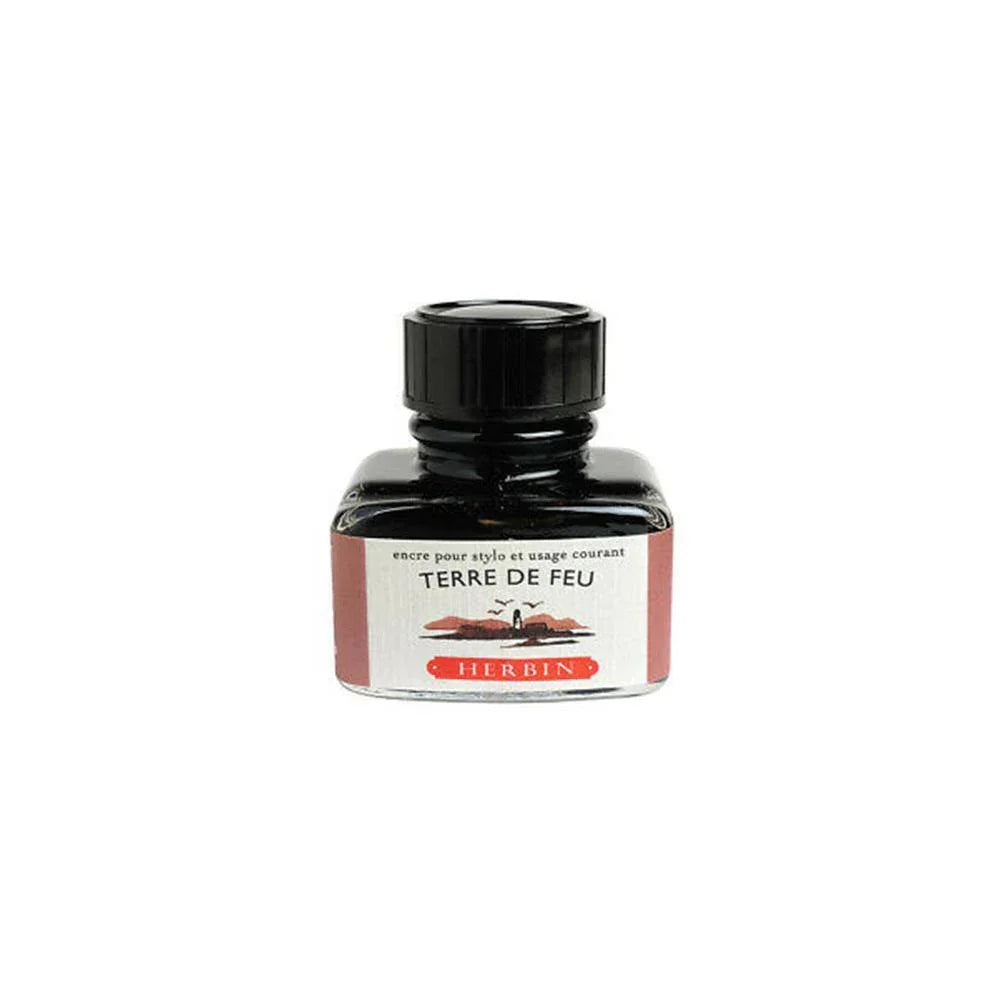 Herbin Terre de Feu Ink Bottle 30ml - Laywine's