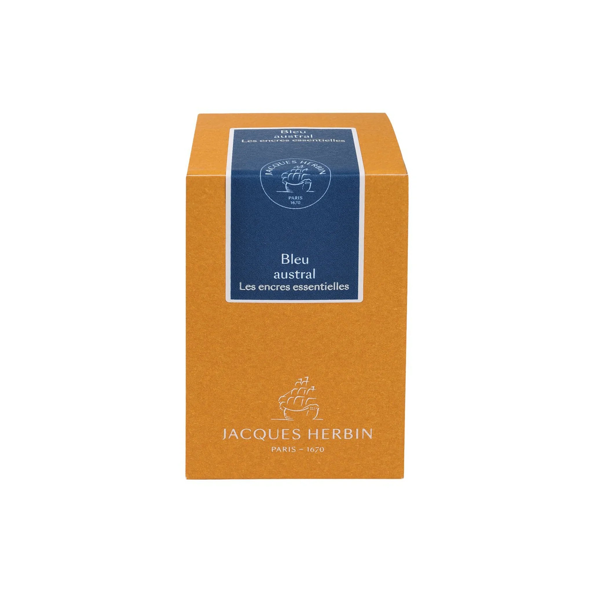 Jacques Herbin Bleu Austral Ink Bottle 50ml - Laywine's