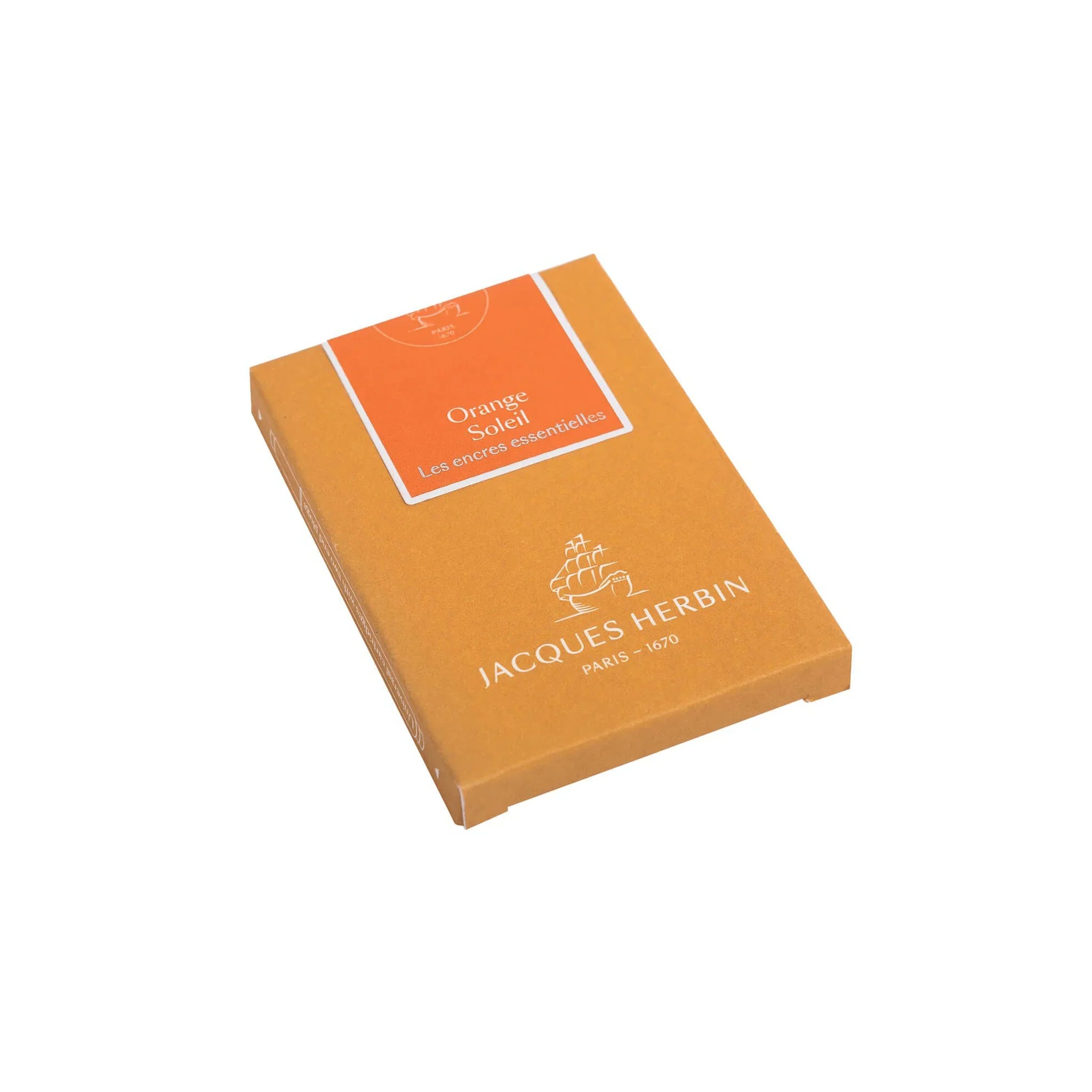 Jacques Herbin Orange Soleil Ink Cartridges - Laywine's