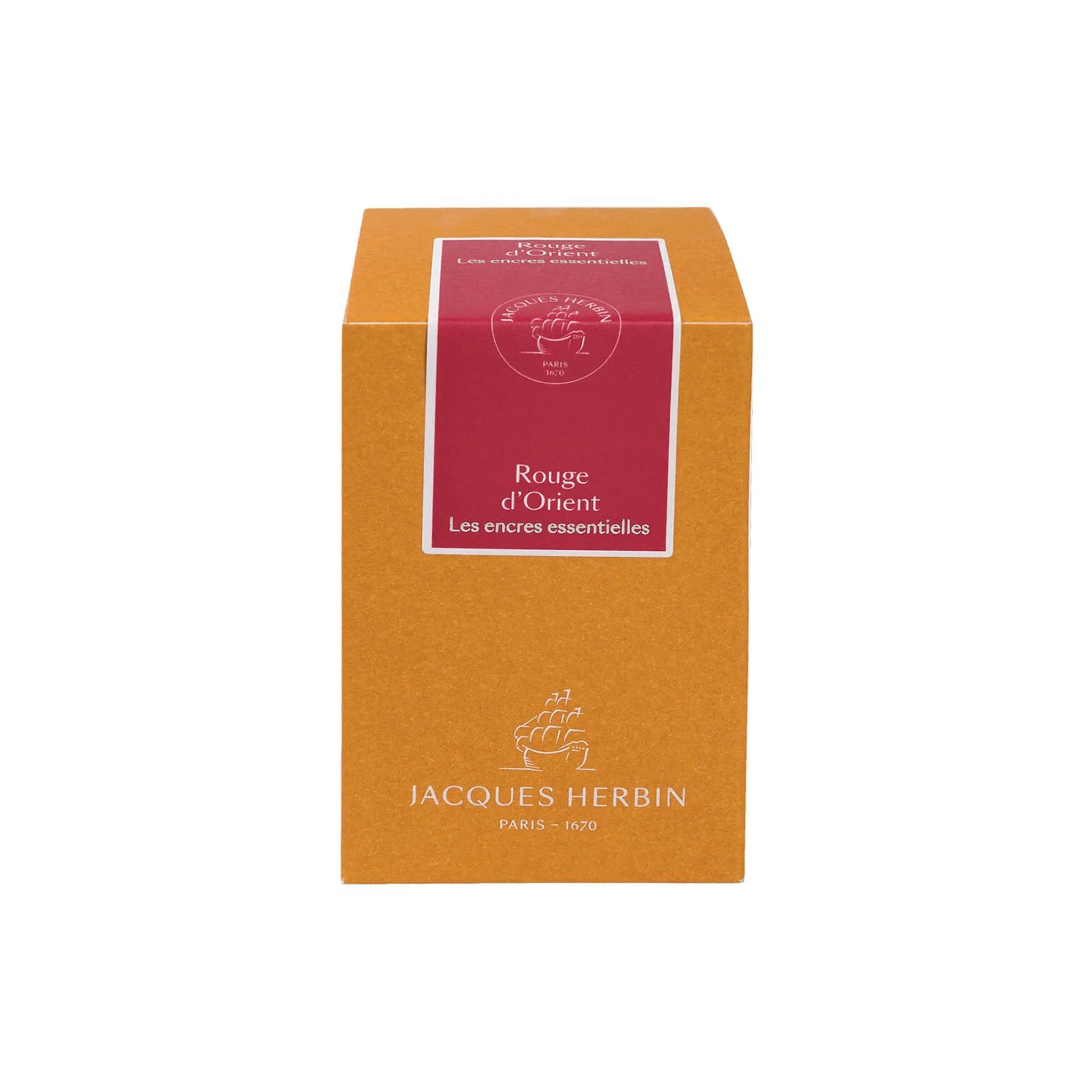 Jacques Herbin Rouge d'Orient Ink Bottle 50ml - Laywine's