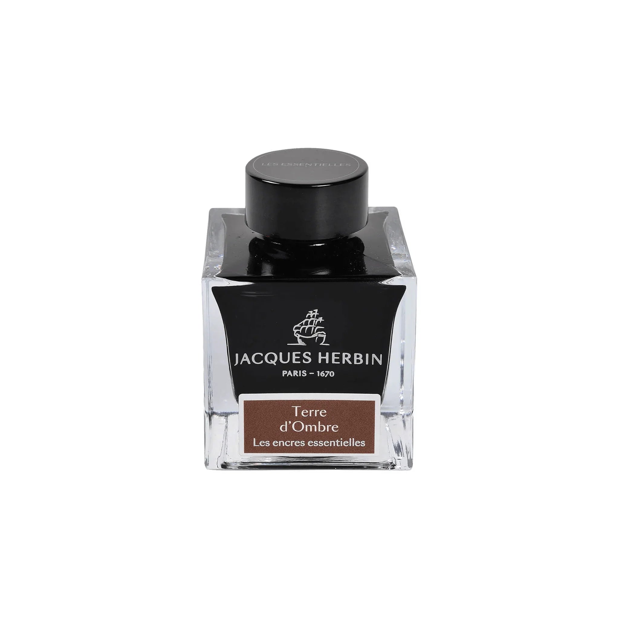 Jacques Herbin Terre d'Ombre Ink Bottle 50ml - Laywine's