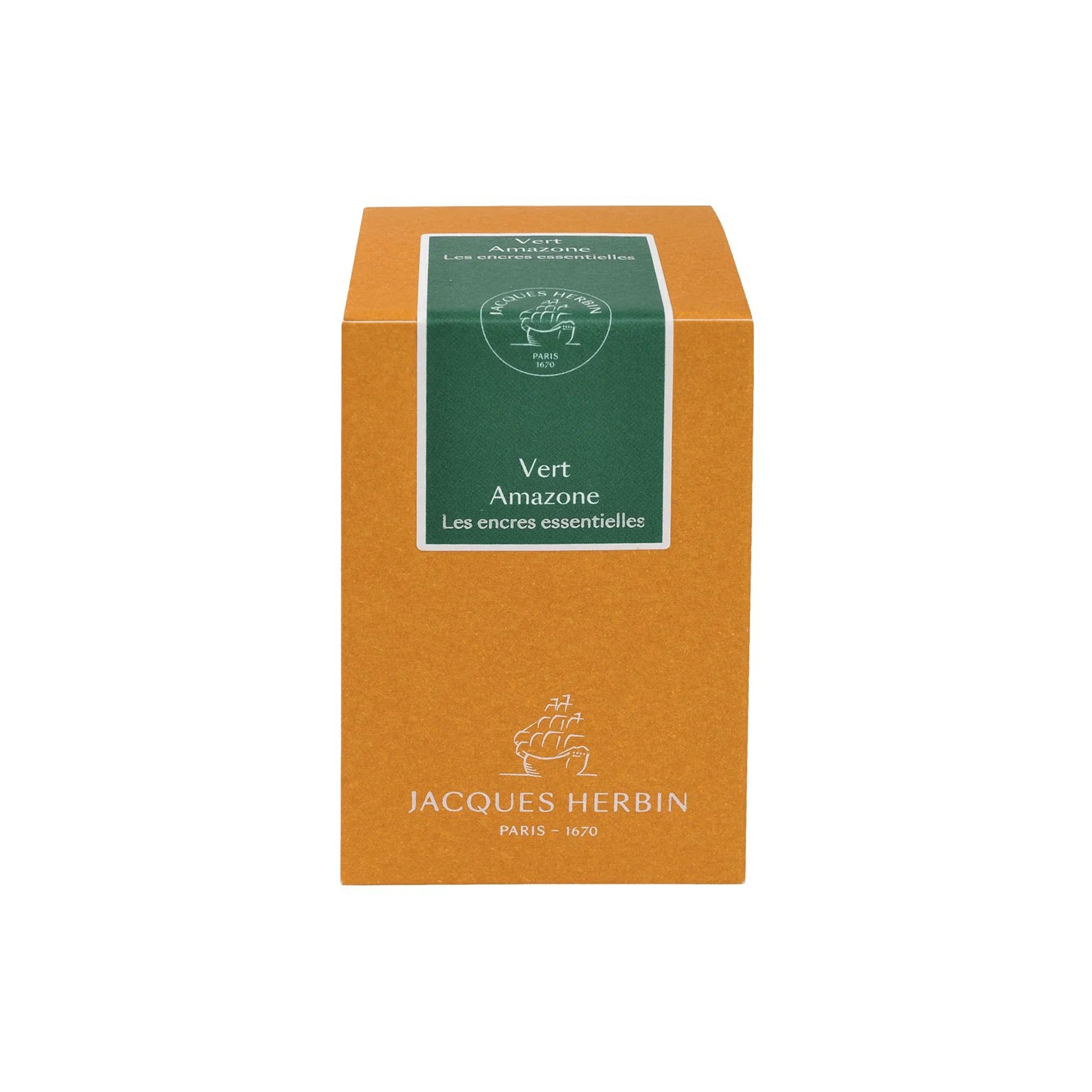 Jacques Herbin Vert Amazone Ink Bottle 50ml - Laywine's