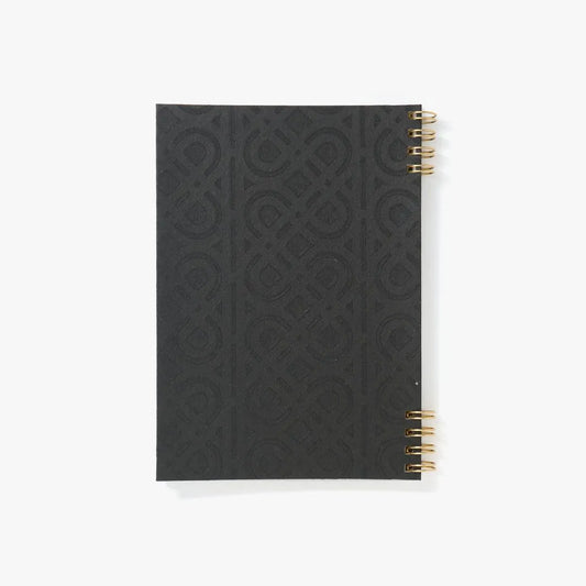 Kakimori Yamatsugi Paper Mill Black Wirebound B6 Notebook - Laywine's