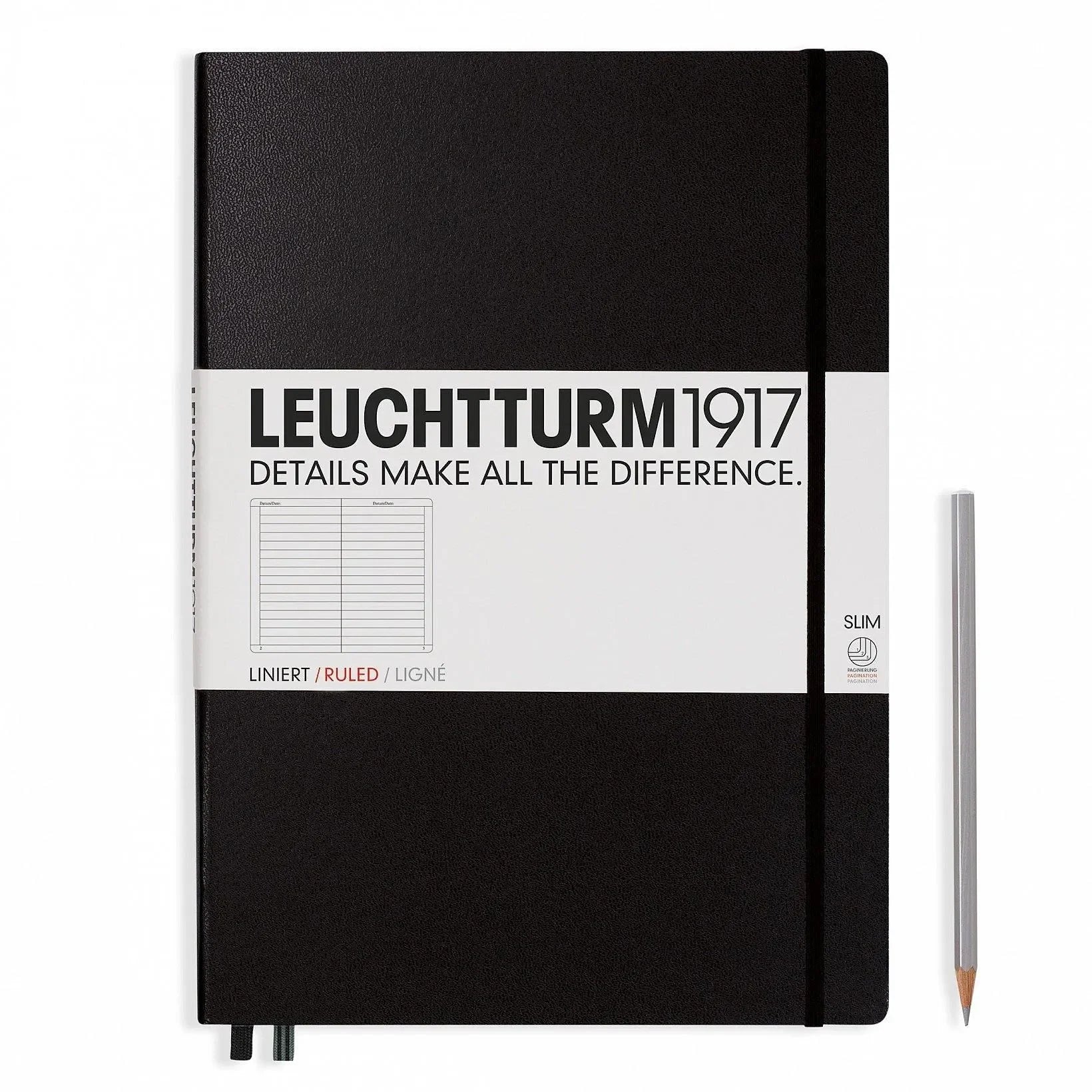 Leuchtturm1917 Master Slim Ruled Hardcover Notebook - Laywine's