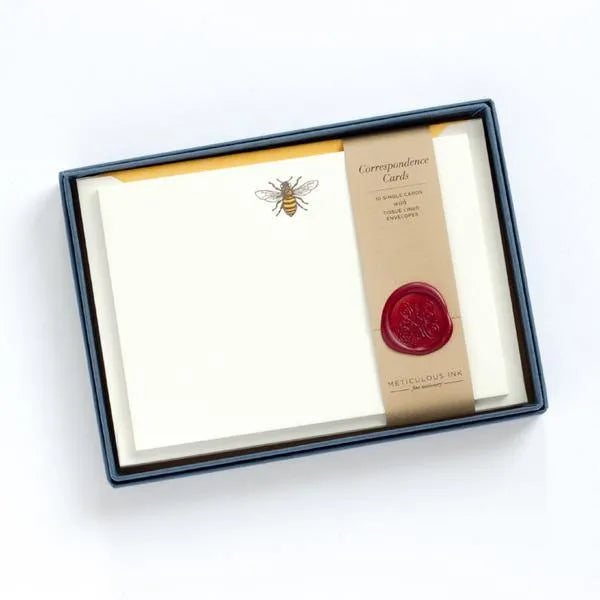 Meticulous Ink Bee Correspondence Cards - Laywine's