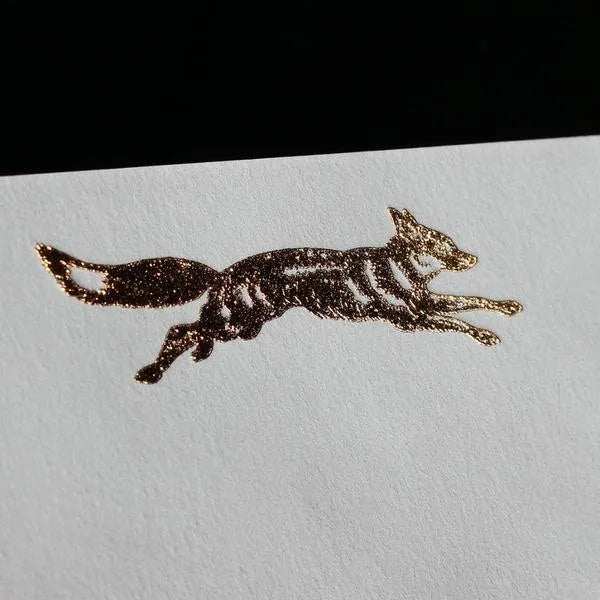 Meticulous Ink Fox Correspondence Cards - Laywine's