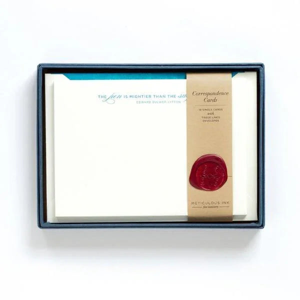 Meticulous Ink The Pen is Mightier Correspondence Cards - Laywine's