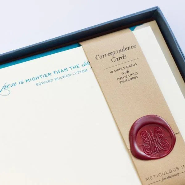 Meticulous Ink The Pen is Mightier Correspondence Cards - Laywine's