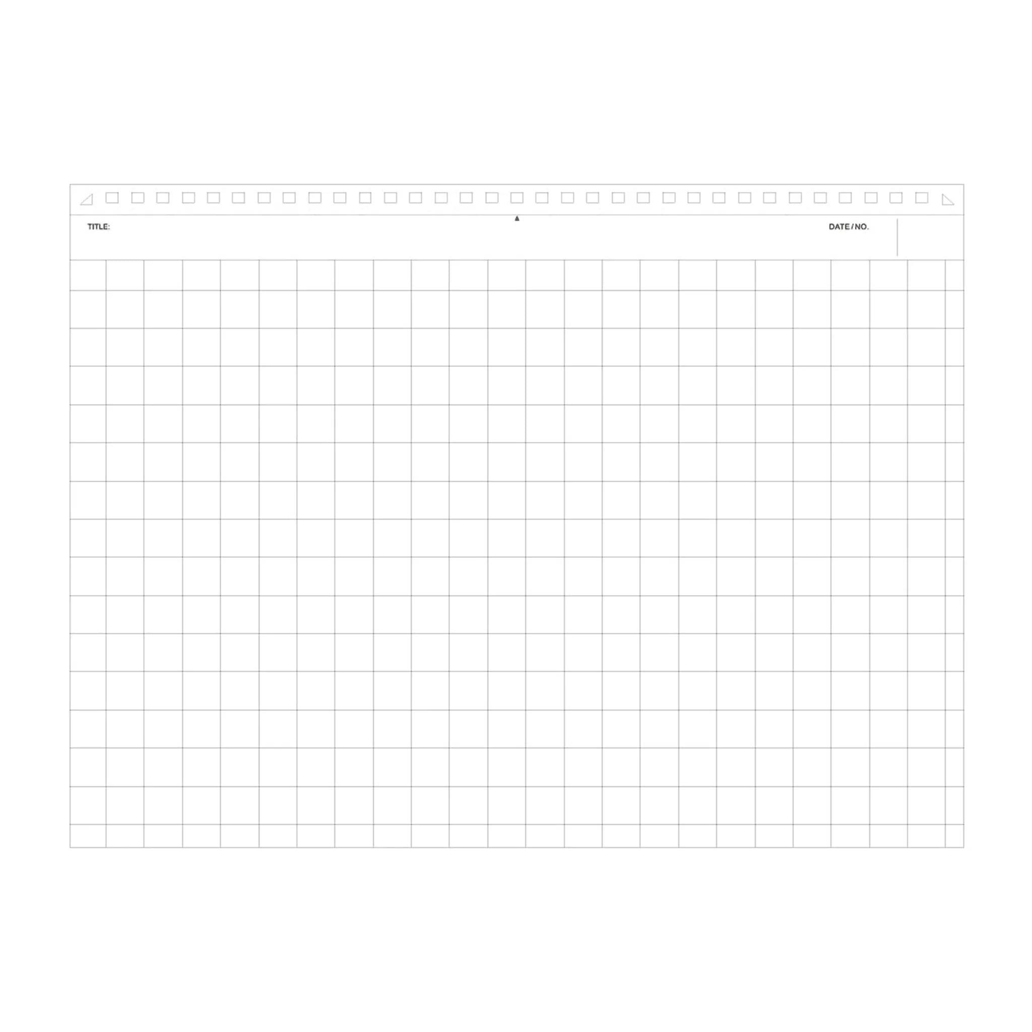 Mnemosyne A4 Wiro Notebook 5mm Grid - Laywine's
