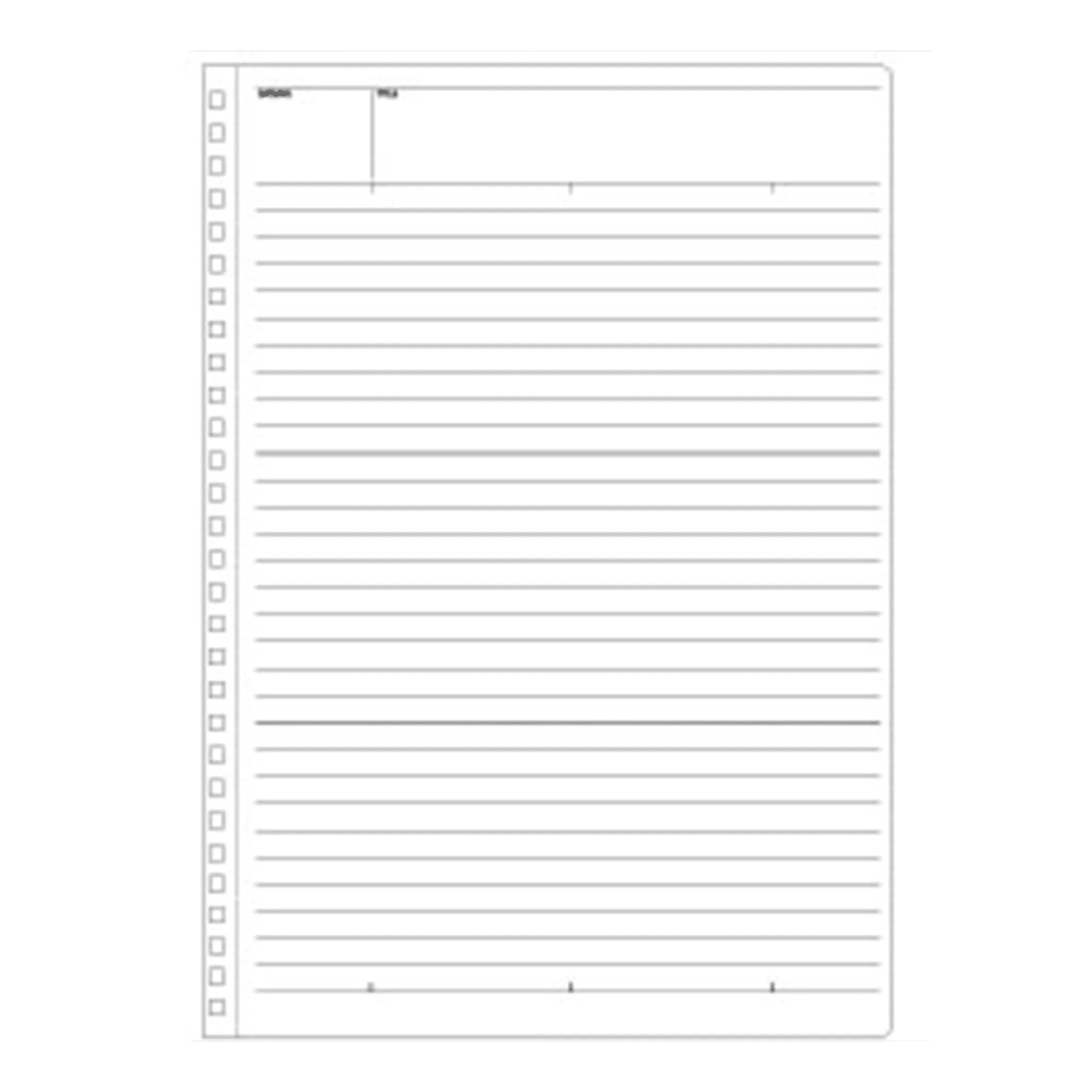 Mnemosyne A4 Wiro Notebook 7mm Lined - Laywine's