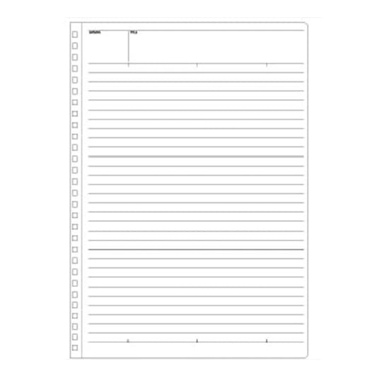 Mnemosyne A4 Wiro Notebook 7mm Lined - Laywine's