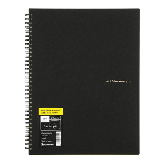 Mnemosyne A4 Wiro Notebook Dot Grid - Laywine's
