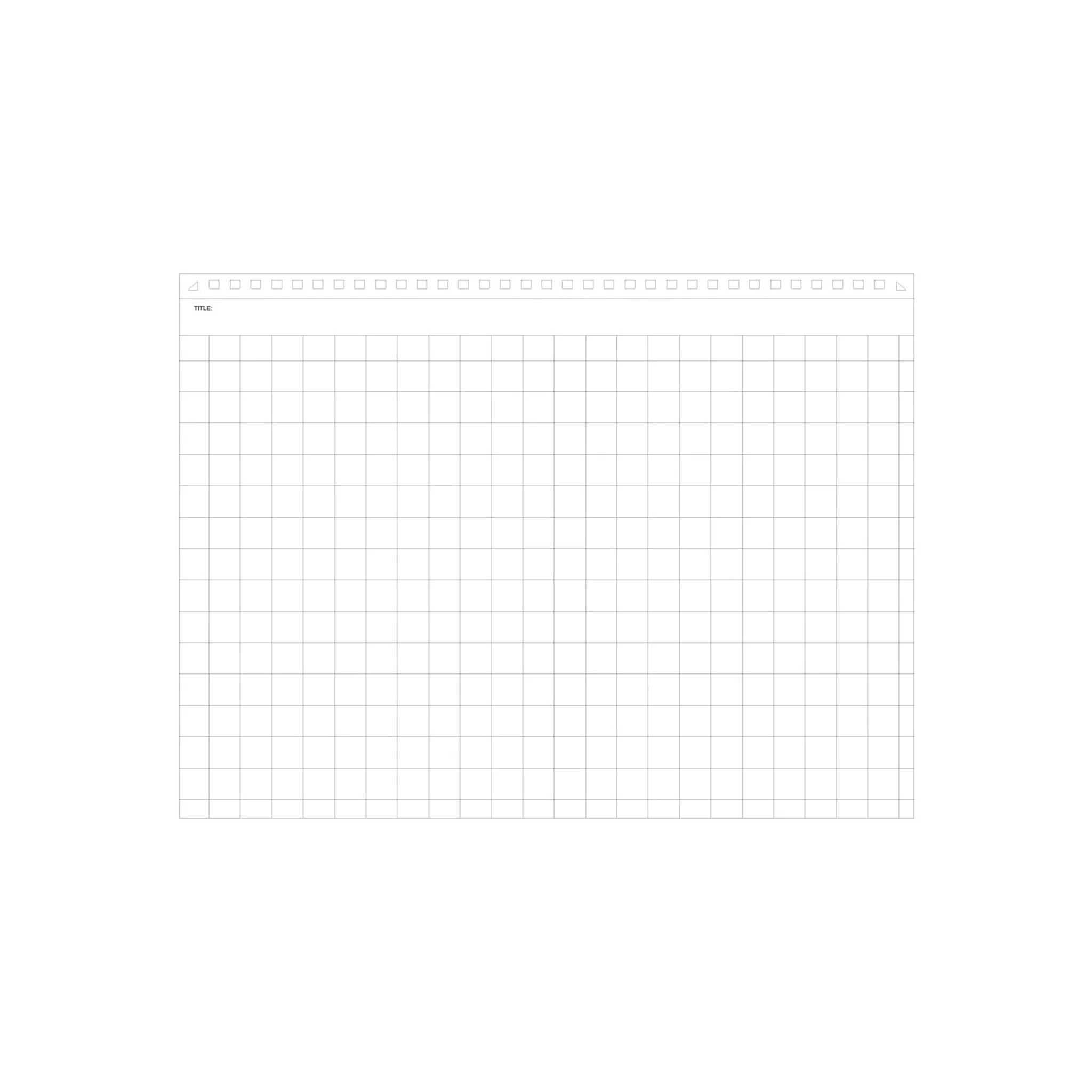Mnemosyne A5 Wiro Notebook 5mm Grid - Laywine's