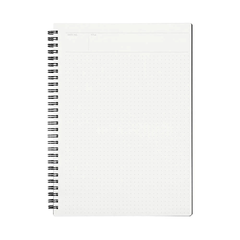 Mnemosyne B5 Wiro Notebook Dot Grid - Laywine's